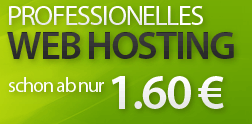 Professionelles Webhosting